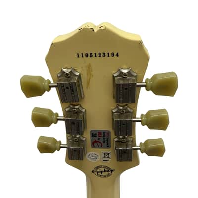 2011 Epiphone Wilshire Phantomatic - Antique Ivory Bild 5