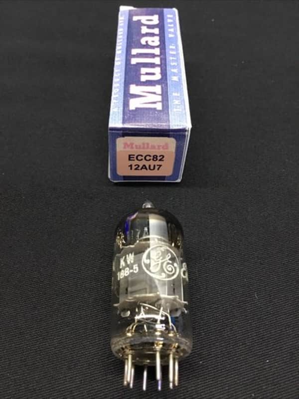 MULLARD (GE Label) 12AU7A ECC82 Great Britain VACUUM TUBE Tested 8.8524 image 1