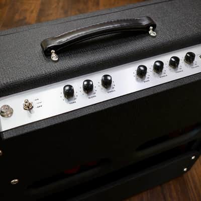 Immagine Milkman Sound TV-40 - Black Tolex w/ Wheat grill-cloth & 3-knob Spring Reverb, Alnico Speaker - NEW. (Authorized Dealer) - 7