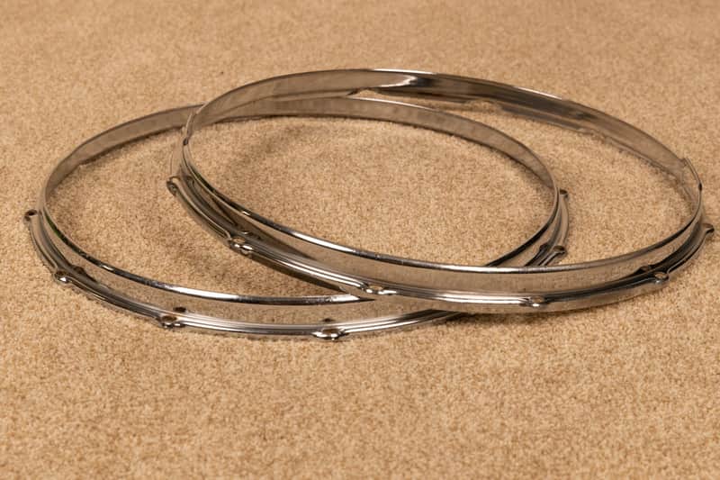Vintage Slingerland 15" Stick Saver Snare Drum Hoops (Pair) image 1