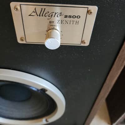 Zenith Allegro 2500 Vintage Bookshelf Speakers Pair – Circa 1979 image 10