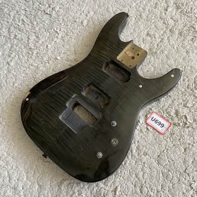 Tiger Maple Top HH Basswood Body DIY Guitar Project image 1