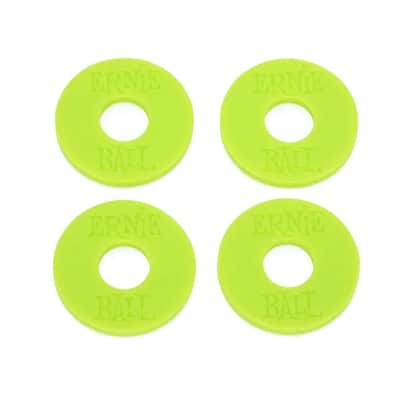 Strap Blocks Green Set Guitar / Bass Instrument Strap Securing Flex-Locks Fits Most Nice n Tight & Modification-Free Secure & Aesthetic Strap Locking image 1