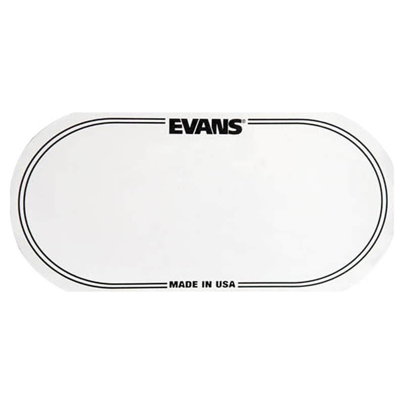 Evans EQPC2 EQ Double Pedal Patch - Clear Plastic image 1