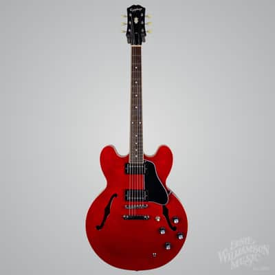 Immagine Epiphone ES-335 Semi-hollowbody Electric Guitar - Cherry.USED - 4