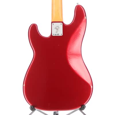 Fender Nate Mendel P Bass, Rosewood Fingerboard, Candy Apple Red (RC3) (41345) image 2