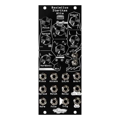 Noise Engineering Basimilus Iteritas Alia Eurorack Drum Synth Module (Black) image 1