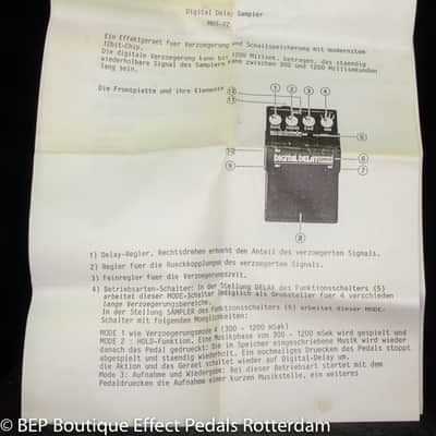 Monarch MDS-22 Digital Delay Sampler mid 80's s/n 225278 Japan image 10