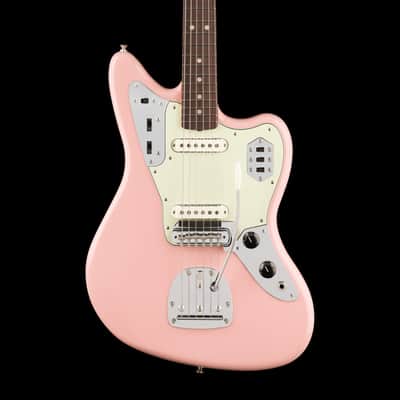Fender Vintera III Mid '60s Jaguar Shell Pink with Gig Bag image 1