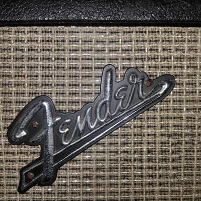 1965 Blackface Fender Bassman 2x12 Speaker Cab image 5