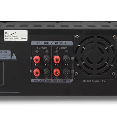 Immagine Technical Pro MM2000BT Powered Bluetooth Microphone Mixer Amplifier Amp SD, USB - 5