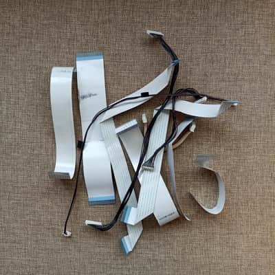 Roland Fantom Xa Synthesizer Internal Ribbons and Cables