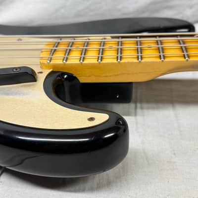 Fender USA Custom Shop '57 Precision Bass jrn Journeyman 4-string P-Bass with COA + Case 2020 - Black / Maple neck - relic'd image 15