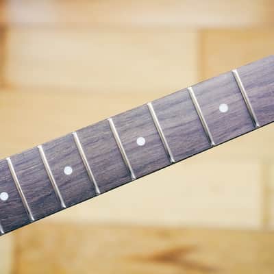 Stratocaster Neck – Maple & Rosewood | Unfinished | 21 Frets | Bone Nut image 6