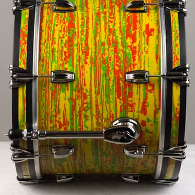 Ludwig 12x18"/8x12"/14x14" Classic Maple 'Jazzette New Yorker' Drum set - Citrus Mod image 12