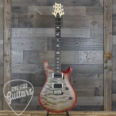 PRS Wood Library CE-24 Satin Quilt Top - Faded Gray Black Cherry Burst image 2
