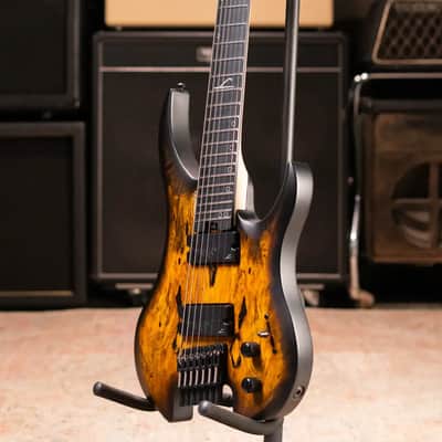 Legator G7FSS-DV Ghost 7-String Multi-Scale Headless Electric Guitar - Death Valley with Gig Bag image 14