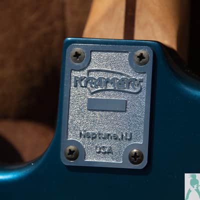 1980's Kramer JK 1000 Made by ESP! - Dimarzio Pickups - Original Floyd Rose Tremolo - Blue Metallic - Made in Japan - Pro Set Up! (Perfect frets/Action/Intonation) - Super Strat Shred Master Supreme! image 6