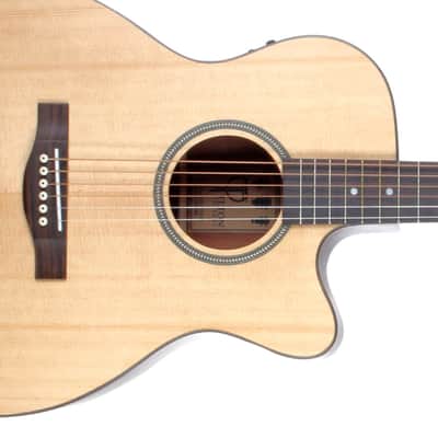 Teton STG100CENT Spruce/Mahogany Grand Concert with Electronics Natural