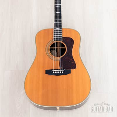 1988 Guild D-60 NT Vintage Dreadnought Acoustic Guitar, Near-Mint w/ Case, Westerly image 2