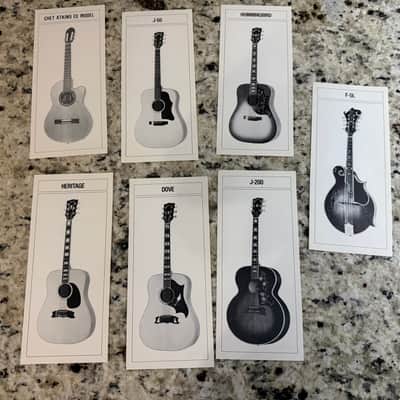 Gibson Pre Owners Manual Brochure 1981 dove hummingbird heritage Chet Atkins j-55 j-200 F-5L image 4
