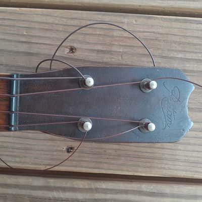 Martin-Like Vintage Soprano Rutan Ukulele 1920s - Solid Mahogany image 2
