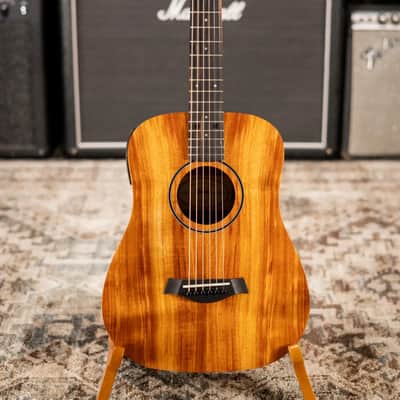 Taylor BTe-Koa Baby Taylor Acoustic/Electric Guitar with Gig Bag image 3