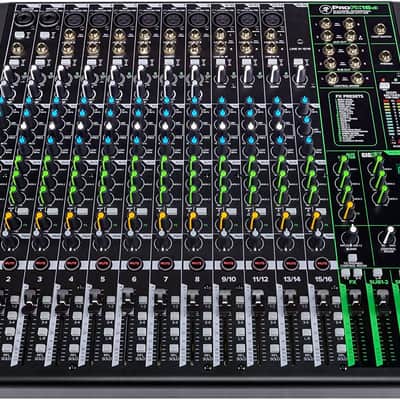 Mackie ProFXv3 Series, 16-Channel Professional Effects Mixer with USB, Onyx Mic Preamps and GigFX effects engine - Unpowered (ProFX16v3) image 2
