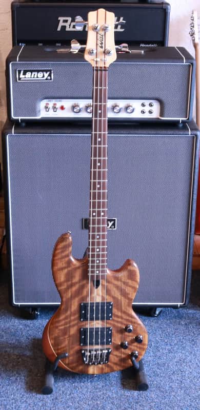 Wal Mk1 Custom 4-string bass guitar 1984 made in UK Mahogany/Schedua image 1