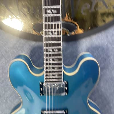 Firefly FF338 PRO LAST ONE! Metallic Blue Foo Fighters Dave Grohl 335 Gibson Trini Lopez image 2