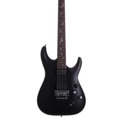 Schecter Damien Platinum 6 FR-S Sustainiac Electric Guitar Satin Black image 2