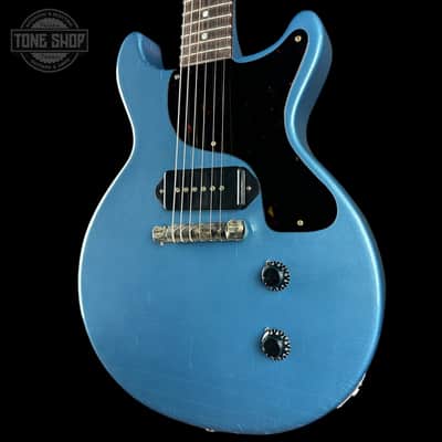 Used 2024 Gibson Custom Shop 1958 Les Paul Jr Double Cut Pelham Blue Murphy Lab Ultra Light Aged w/case TSU25244 image 3