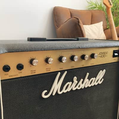 Marshall JCM 800 Lead Series Model 4010 50-Watt Master Volume 1x12 Combo 1980s - Black image 3