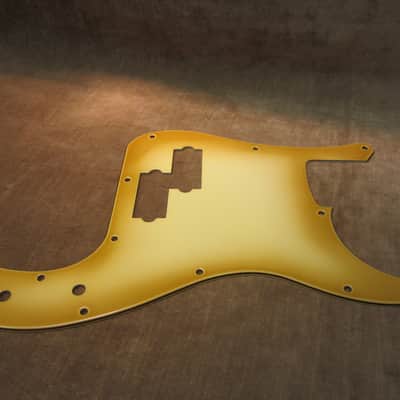 2015 Fender P-Bass 70's Antigua Custom Shop Relic Aged Pickguard Free US Shipping! image 2