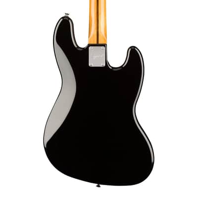 Used Squier Classic Vibe '70s Jazz Bass Left-Handed - Black w/ Maple FB image 6
