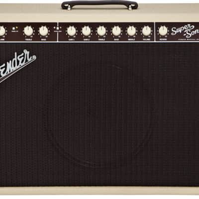Fender Super Sonic 22 Tube 1x12 Guitar Combo Amplifier Blonde image 1