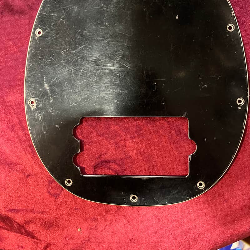 70’s Music Man Stingray Bass Pickguard Black