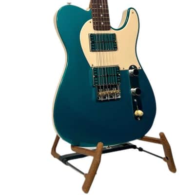 CP Thornton Classic II, 2022, Teal / Cream w/ matching Dual Foils & 5A Flame Maple Neck NEW (Authorized Dealer) image 1