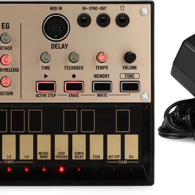 Korg Volca Keys Analog Loop Synthesizer  Bundle with Korg KA-350 9v 1700mA Power Supply