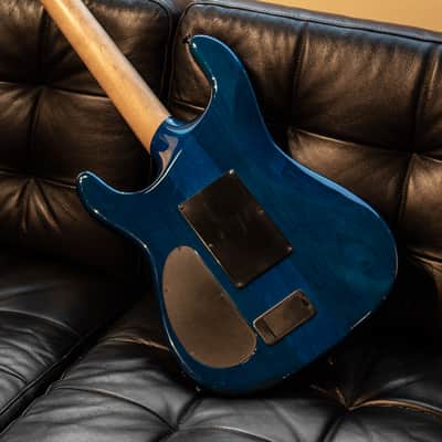 Carvin JB200C Jason Becker Deep Blue Flame Electric guitar image 7
