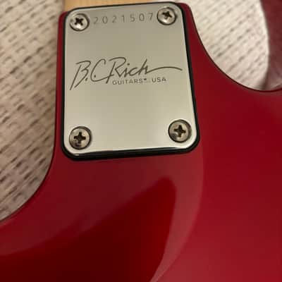 B.C. Rich USA Gunslinger 2021 - Candy Red image 6