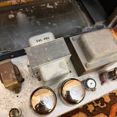 Vintage 1966 Marshall JTM45 MKII Plexi Gold White Guitar Amplifier Head *1960s* image 17