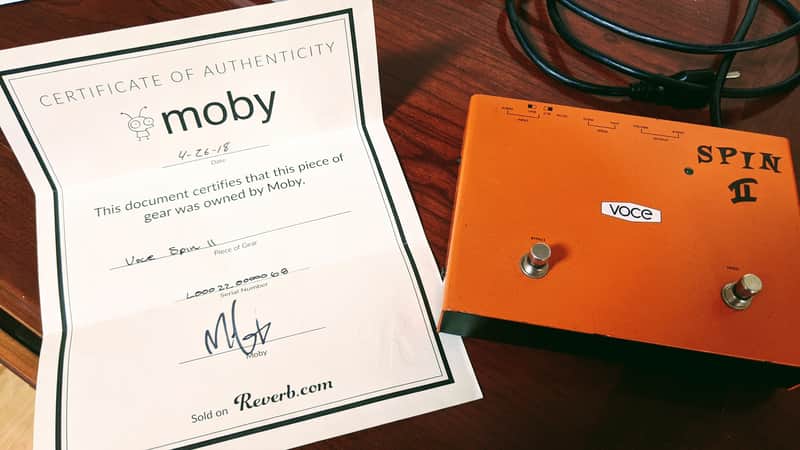Voce Spin 2 - Owned by Moby - Rare Rotary Speaker Effect image 1