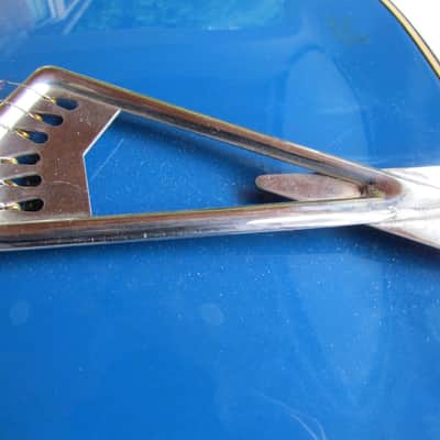 Wandre Davoli Tri Lam 1960's Era Made In Italy Wandre Tr-Lam Cool Wacky Artistic Blue Italian Guitar image 17