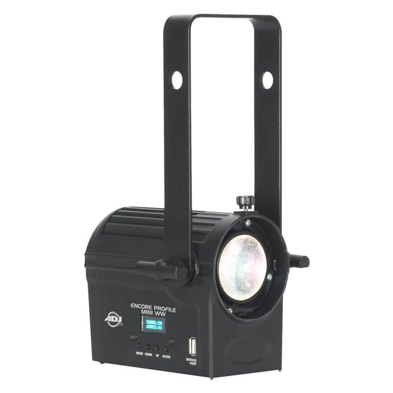 American DJ Encore Profile Mini WW 40W Warm White LED DMX Ellipsoidal Spot Light image 1