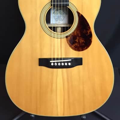 Johnson Carolina II Series JO27 All-Solid Auditorium Acoustic Guitar Natural image 1