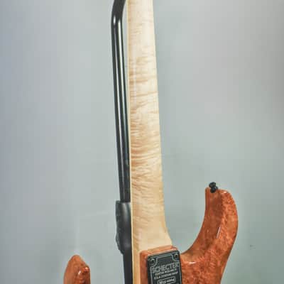 2016 Schecter USA Custom Shop Masterworks Banshee FR-S Sustainiac Redwood Burl Natural Gloss #M15-1204 image 4