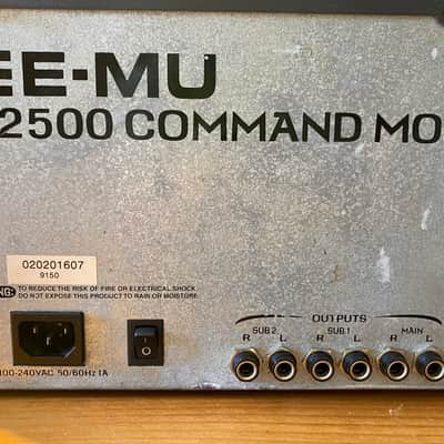 E-MU Systems Proteus 2500 Rackmount 128-Voice Sampler Module 2001 - Black image 6