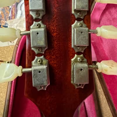 Gibson 1958 Les Paul Re-issue 2022 - Washed Cherry Sunburst image 6