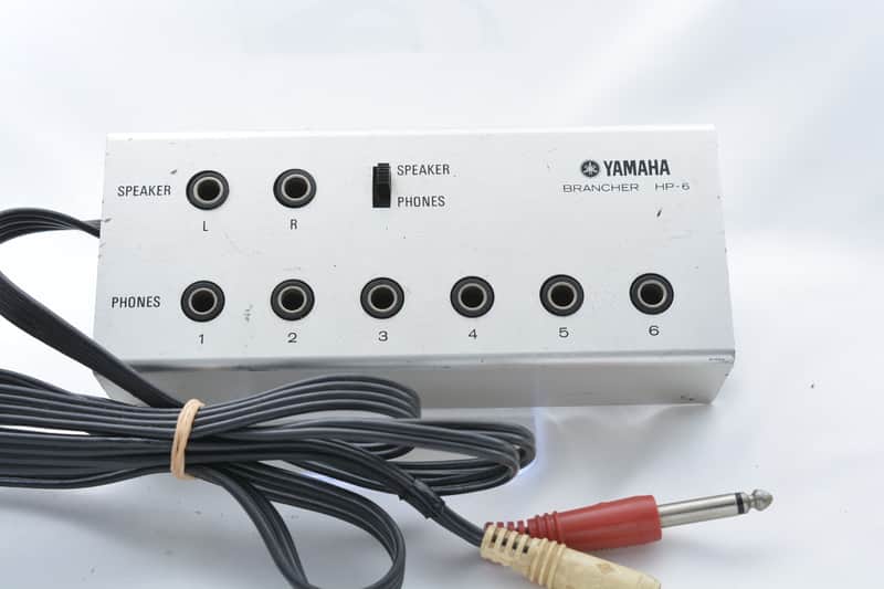 Vintage Yamaha HP-6 Headphone Brancher 6-Way Distributor 1970s EM-150 Era image 1
